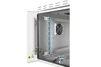 ARMADIO RACK 19" PER RETI DA ESTERNO PROTEZIONE IP55 7 UNITA  (AxLxP) 490x600x600 MM