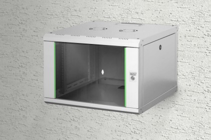 Armadio 7 Unita  Da Muro Linea Soho (A)420 X (L)600 X (P)600 Mm. Colore Grigio Chiaro Ral7035