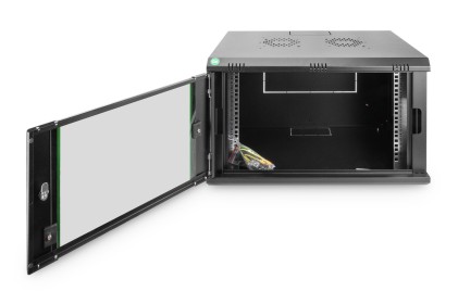 ARMADIO 7 UNITA  DA MURO PER RETI (A)416 X (L)600 X (P) 450 MM COLORE NERO