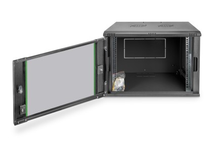 ARMADIO 9 UNITA  DA MURO PER RETI (A)505 X (L)600 X (P) 450 MM COLORE NERO