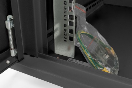 ARMADIO 9 UNITA  DA MURO PER RETI (A)505 X (L)600 X (P) 450 MM COLORE NERO