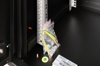 Armadio Rack 19" A Parete 20U, Unique 998X600X600 Mm, Colore Nero (Ral 9005)