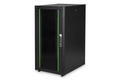 Armadio 22 Unitа 19" Per Reti E Server Misure (A)1121 X (L)600 X (P)800 Mm. Colore Nero