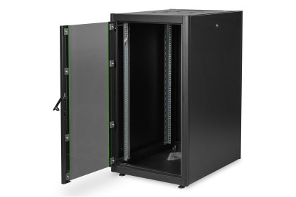 Armadio 22 Unitа 19" Per Reti E Server Misure (A)1121 X (L)600 X (P)800 Mm. Colore Nero