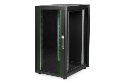 Armadio 22 Unitа 19" Per Reti E Server Misure (A)1121 X (L)600 X (P)800 Mm. Colore Nero