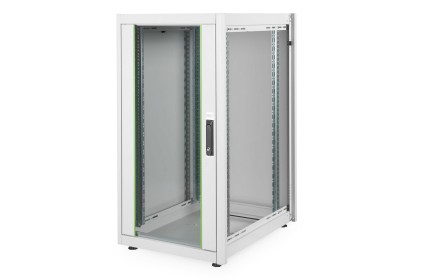 Armadio 22 Unitа 19&#34; Per Reti E Server Misure (A)1121 X (L)600 X (P)800 Mm. Colore Grigio Chiaro
