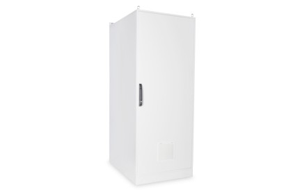 Armadio 24 Unitа 19" Per Reti Misure (A)1300 X (L)600 X (P)600 Mm. Colore Grigio Chiaro Da Esterno Ip55