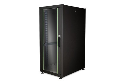 ARMADIO 26 UNIT&agrave;&euro; 19" PER RETI E SERVER MISURE (A)1299 X (L)600 X (P)800 MM. COLORE NERO