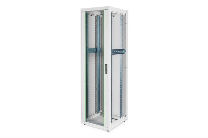 Armadio 42 Unitа 19" Per Reti Misure (A)2010 X (L)600 X (P)600 Mm. Colore Grigio Chiaro
