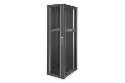 Armadio 42 Unitа 19" Per Reti E Server Misure (A)2010 X (L)600 X (P)800 Mm. Colore Nero