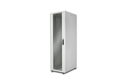 Armadio 42 Unitа 19&#34; Per Reti E Server Misure (A)2010 X (L)600 X (P)800 Mm. Colore Grigio Chiaro