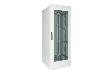 Armadio 42 Unitа 19&#34; Per Reti Misure (A)2100 X (L)800 X (P)1000 Mm. Colore Grigio Chiaro Da Esterno Ip55