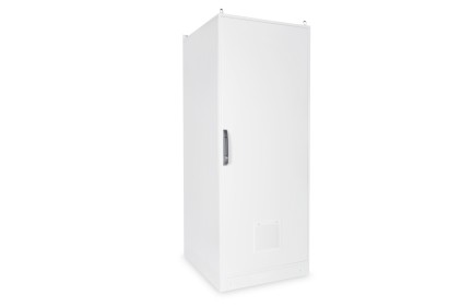 Armadio 42 Unitа 19&#34; Per Reti Misure (A)2100 X (L)800 X (P)1000 Mm. Colore Grigio Chiaro Da Esterno Ip55