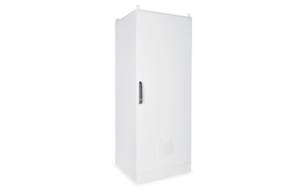 Armadio 42 Unitа 19" Per Reti Misure (A)2100 X (L)800 X (P)800 Mm. Colore Grigio Chiaro Da Esterno Ip55