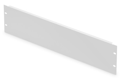 PANNELLO CIECO 3 UNITA  PER CHIUSURA SPAZI VUOTI IN ARMADI RACK 19" VITI INCLUSE GRIGIO
