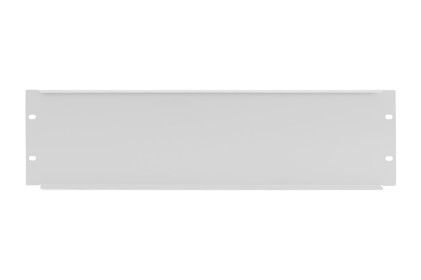 PANNELLO CIECO 3 UNITA  PER CHIUSURA SPAZI VUOTI IN ARMADI RACK 19" VITI INCLUSE GRIGIO