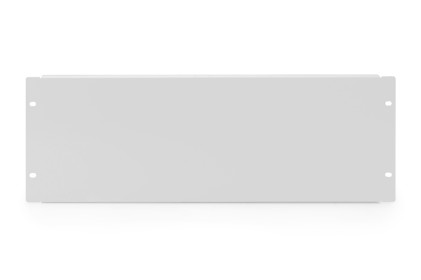 Pannello Cieco 4 Unità Per Chiusura Spazi Vuoti In Armadi Rack 19" Viti Incluse Grigio