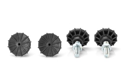 Kit 4 piedini per armadi rack