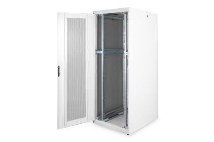 Armadio Rack 19" 42 Unitа 19" Per Reti E Server Misure (A)2010 X (L)800 X (P)1000 Mm. Colore Grigio Chiaro