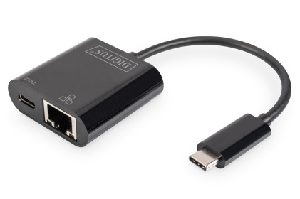 Adattatore Usb-Tipo-C / Rete Gigabit + Porta Pd Per Alimentazione