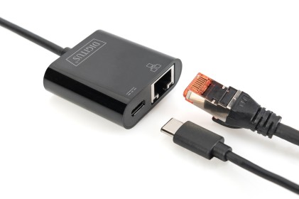 Adattatore Usb-Tipo-C / Rete Gigabit + Porta Pd Per Alimentazione