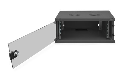 Armadio Da Muro 4U Digitus Soho Smontato - 540 X 400 Mm (L X P) Colore Nero