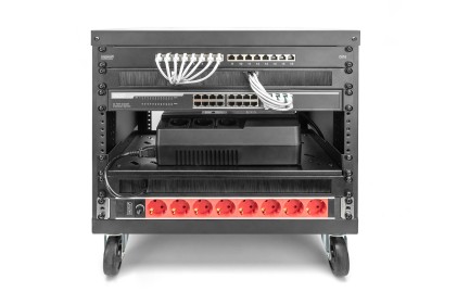 Digitus Rack Universale Per Apparecchiature Da 19 Pollici Con Rotelle, 21Uh