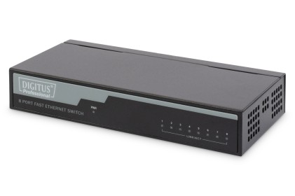 SWITCH HUB 5 PORTE 10/100 MBPS PER RETI DIGITUS