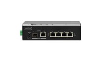 SWITCH INDUSTRIALE DIGITUS 4 PORTE 10/100, POE 1 PORTA UPLINK 10/100 E 1 PORTA SFP PER FIBRA OTTICA