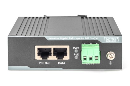 Iniettore Industriale Professionale Poe+ 802.3 Af/At Gigabit Digitus