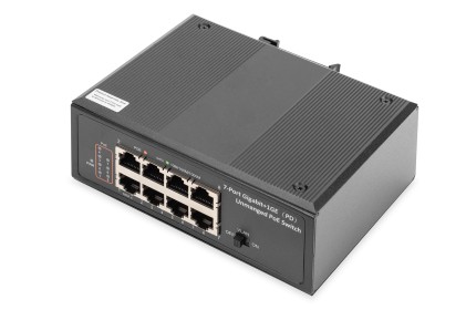 Switch Industriale 7 Porte Gigabit Poe + Una Porta Pd