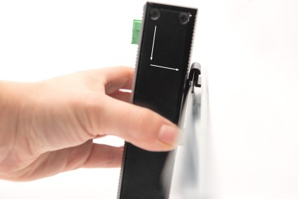 Switch 5-Porte Gigabit Flat Din Rail Industriale