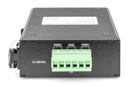 Media Converter Industriale Gigabit 10/100/1000Baset - 1000Base-X Sfp 80 Km