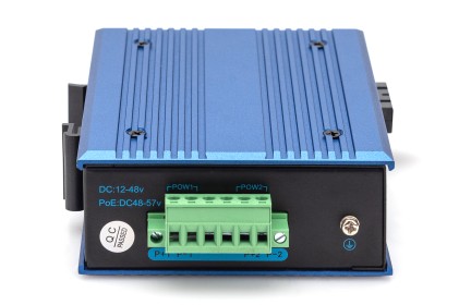 Digitus 10/100/1000Base-Tx (Poe) A 1000Base-Fx Media Converter Industriale
