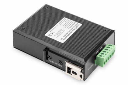Media Converter Industriale Poe Gigabit Pse, Rj45, Sfp 10/100/1000Basetx - 1000Base-X 80 Km