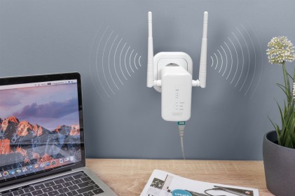 Mesh System Wireless 1200Mbps Dual Band Kit 3 Pezzi 2.4/5.8Ghz, Wps, 1X Lan, 1X Wlan