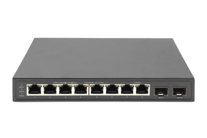 Switch 8-Porte Gigabit + 2 Gigabit Sfp Ethernet, Unmanaged