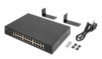 Digitus Switch Gigabit A 24 Porte, 19 Pollici, Non Gestito