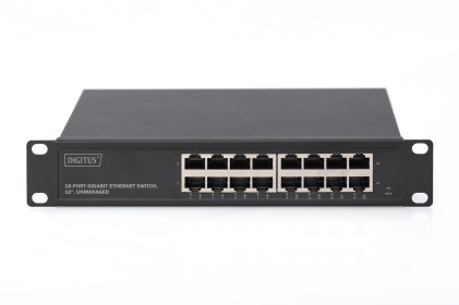 Digitus Switch Ethernet Gigabit 16 Porte 10&#34; Unmanaged