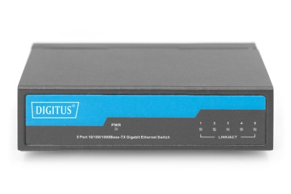 Switch Di Rete 5 Porte Gigabit Unmanaged Digitus