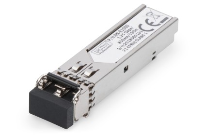 Digitus Modulo Mini Gbic (Sfp) Con Compatibilitа Hp-Hpe, 1,25 Gb/S, 0,55 Km