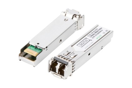 Digitus Modulo Mini Gbic (Sfp) Con Compatibilitа Hp-Hpe, 1,25 Gb/S, 0,55 Km