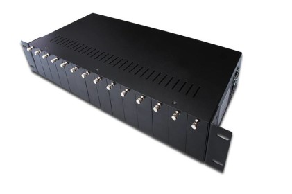 Chassis 19" Per 14 Media Converter Alimentato