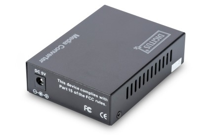 Convertitore 10/100 Media Converter Rj45 - Fibra Ottica Sc
