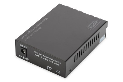 Media Converter Fast Ethernet Singlemode/Multimode Connettori Sc/Sc Digitus