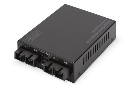 Media Converter Gigabit Singlemode/Multimode Connettori Sc/Sc Digitus