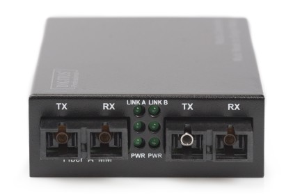 Media Converter Gigabit Singlemode/Multimode Connettori Sc/Sc Digitus