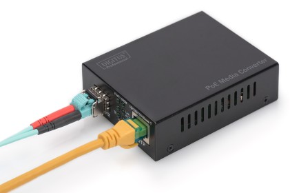 Media Converter Gigabit Poe Rj45 Sfp Pse