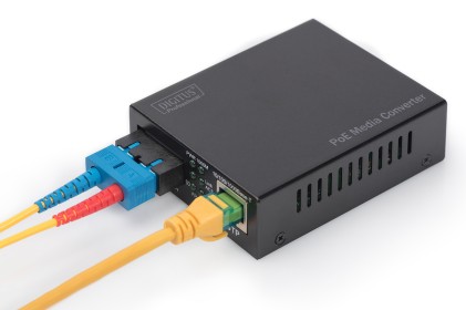 Media Converter Gigabit Poe, Rj45 Connettore Fibra Ottica Sc Multimode