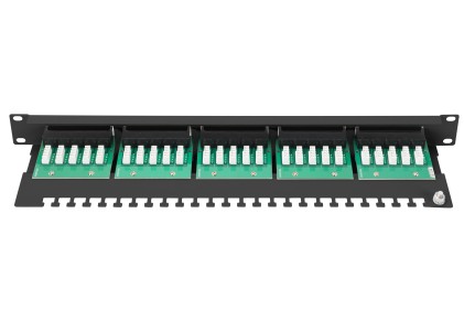 Pannello Patch Cat 3 Isdn Non Schermato Nero 25 Porte